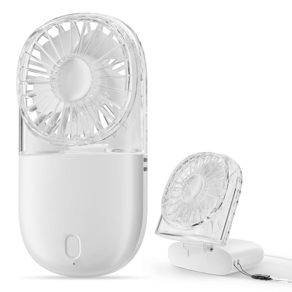 Zaahir Portable Quiet Only Neck Fan Speed 3000mAh Long Battery Fast Heat Fireworks Festival with Ultra-Small Pocket-Sized Fan Fan, 20dB, 80g, Strap,