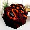 1 PC Automatic Folding Umbrella - Galatasaray S Custom Name Pattern, Portable & Foldable Design with 8 Ribs, Christmas Birthday Gifts