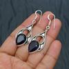 Amethyst Gemstone Handmade 925 Sterling Silver Jewelry Earring