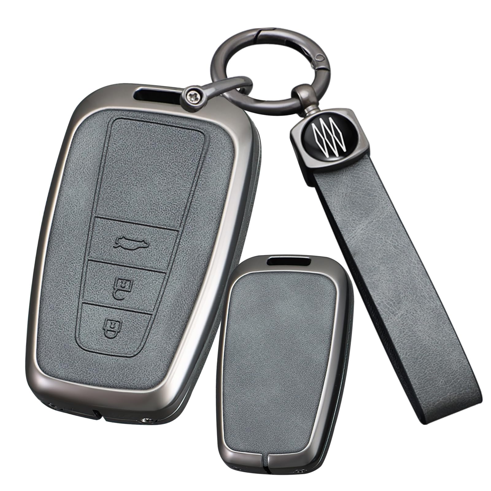 

Toyota Key Key PU кожаный ключ металлический подходит для 50 Land Type Type 1 чехол, чехол, материал, держатель, рамка, Prius, Corolla, Crown, RAV4, Series, Camry,