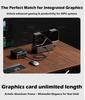 AOOSTAR AG02 OCulink USB4 Graphics Card 3*8Pin Built-in 800W Power Supply Game PCIex16 Extension Open Space for Laptop