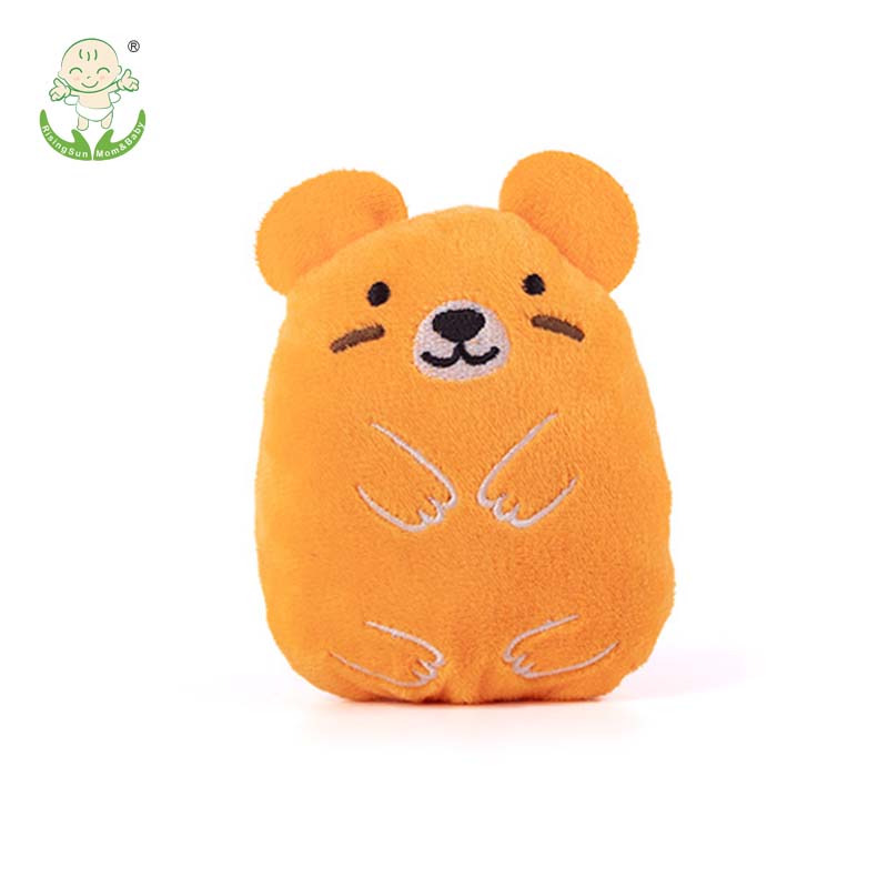New Cartoon Pet Plush Toys Small Rubber Interactive Antistuffy Bite-Resistant Scratch-Resistant Fun Ringing Paper Sound Cats