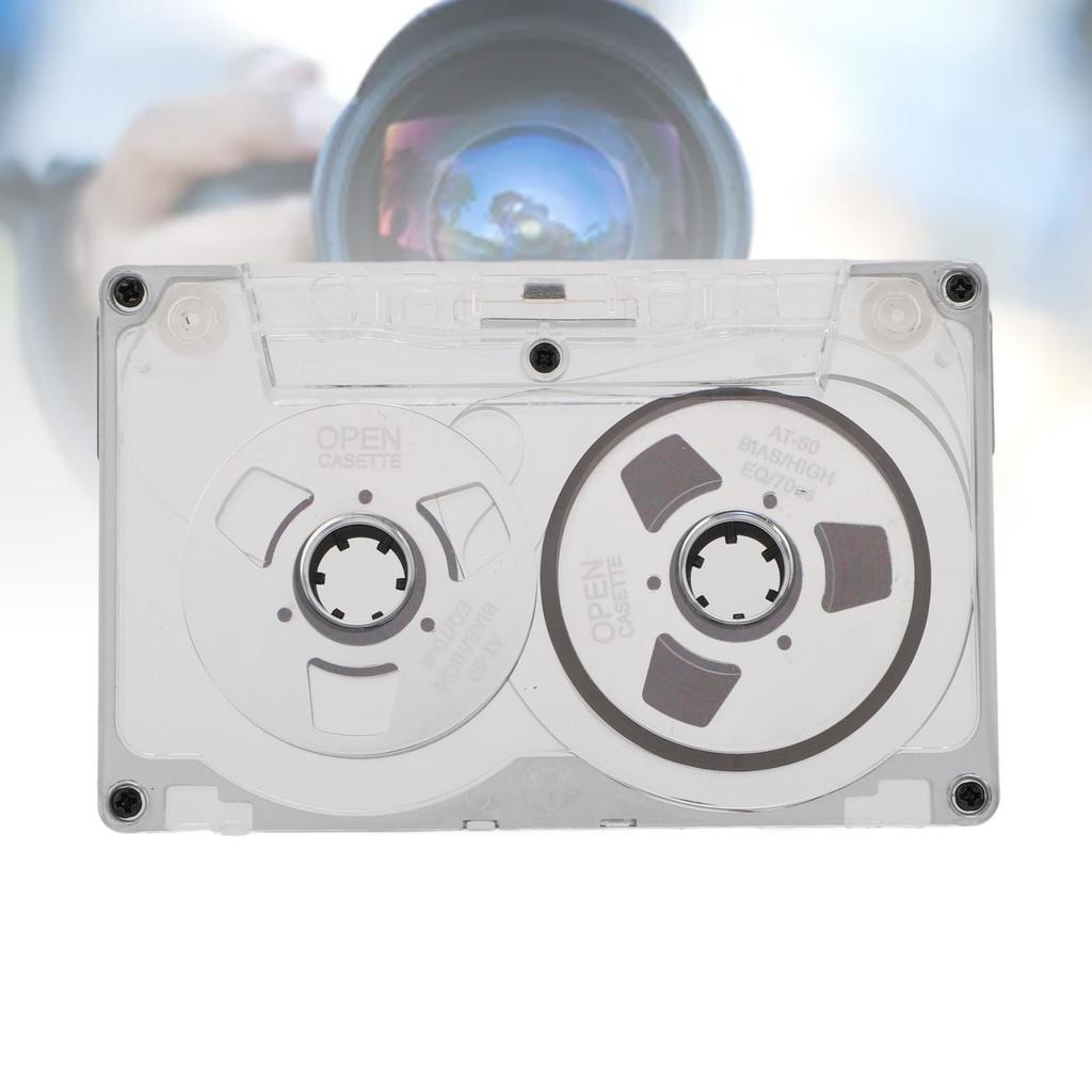 Reel To Reel Blank Sound Cassette Tape DIY Homemade 55 Minutes Aluminum Empty Cassette Tape for