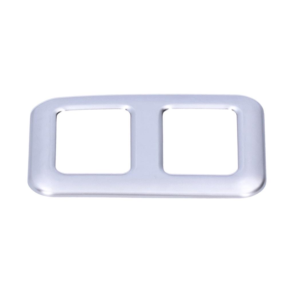 Rear Trunk Trailer Button Frame ABS Silver Trim Fit for Land Rover Defender 2020‑2021