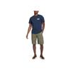 Timberland Casual Sports Round Neck Letter Print Short Sleeve T-Shirt Men Tops Deep-Sapphire-Blue A253Q-433