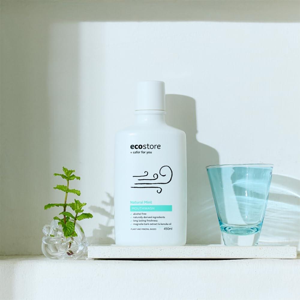 Ecostore Natural Mint Mouthwash Alcohol-Free 450ml