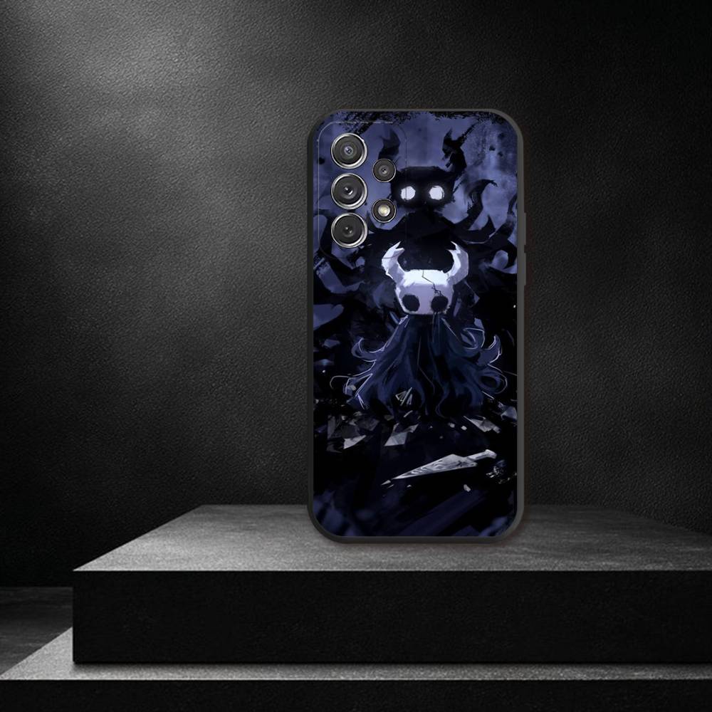 Cool H-Hollow Knight New Phone Case For Samsung S 26,25,24,23,22,30,21,10,9,Ultra,Plus,Lite,FE,4,5G Black Soft Case