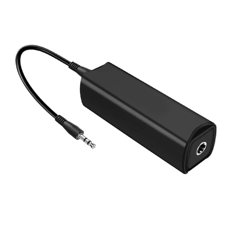 

Noise Cancelling 3.5mm Ground Loop Isolator for Car Stereo Systems and Portable Devices 1