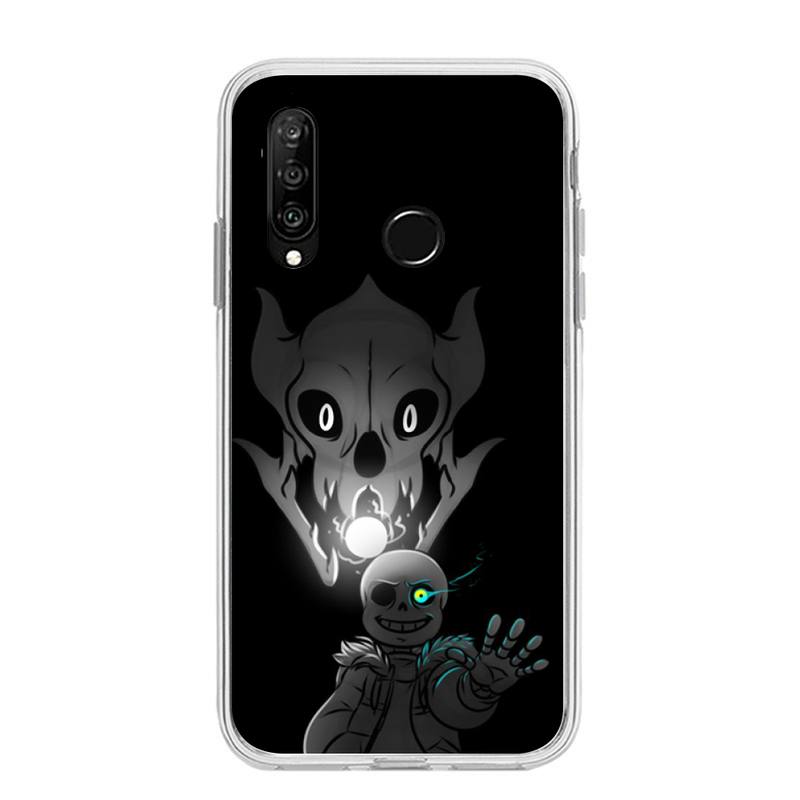 Cool Game Undertale Sans Handyhülle für Huawei P20 P40 Lite P30 Pro P Smart 2019 Nova 3e 6 Se Silikon Transparent Soft Cover