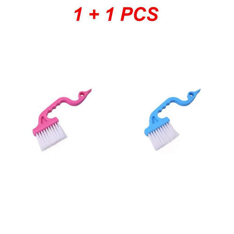 

2PCS Kitchen Cleaning Brush Strong Cleaning Power Clean Without Dead Corners Blue Multipurpose Kitchen Cleaning Pot Brush