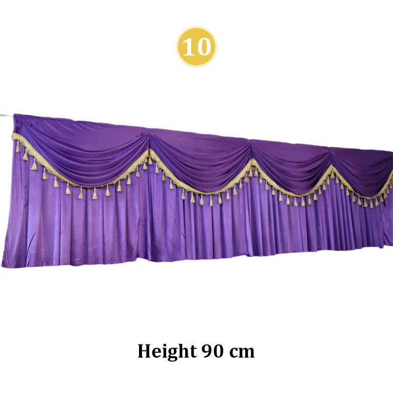 3 Meter Wedding Party Backdrop Decoration Curtain Swag Backdrop Drapes Stage Event Party Background Decor Swag Drape Valance