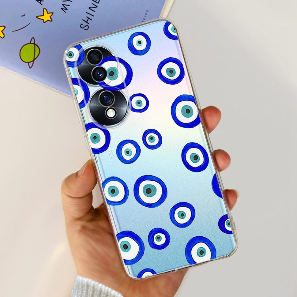 

Phone Shell For Honor 70 FNE-AN00 Cover Soft Silicone TPU Case Floral Animals Cases For Huawei Honor 70 Honor70 Protector Coque Honor 70