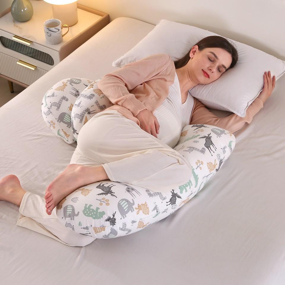 Velvet Pregnancy Pillow Detachable Pillowcase Can Support Buttocks And Legs