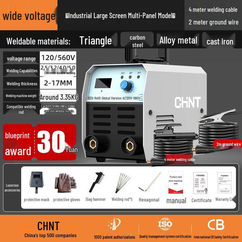 Portable Dual Voltage DC Welder 220v/380v for Home & Industrial Use