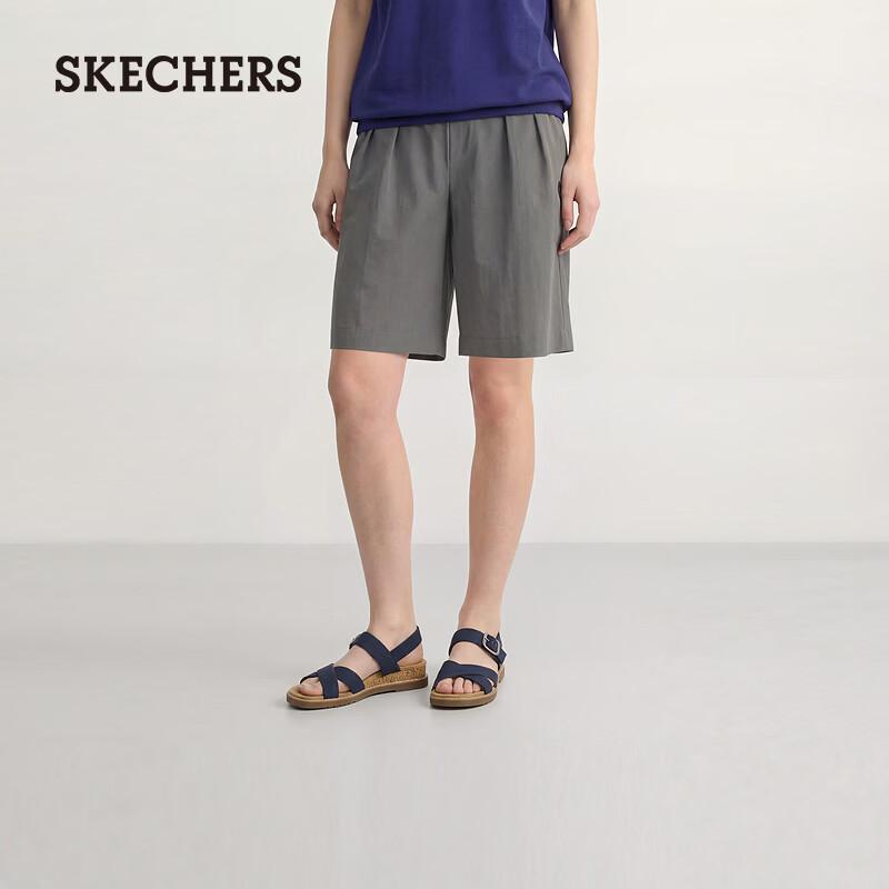 Женские влагоотталкивающие ветрозащитные шорты для комфорта Skechers L226W111 XL 80