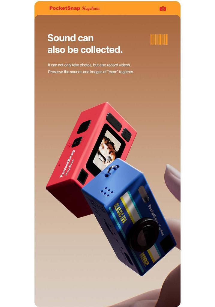 Retro Campus Student Mini HD Camera for Photos & Videos
