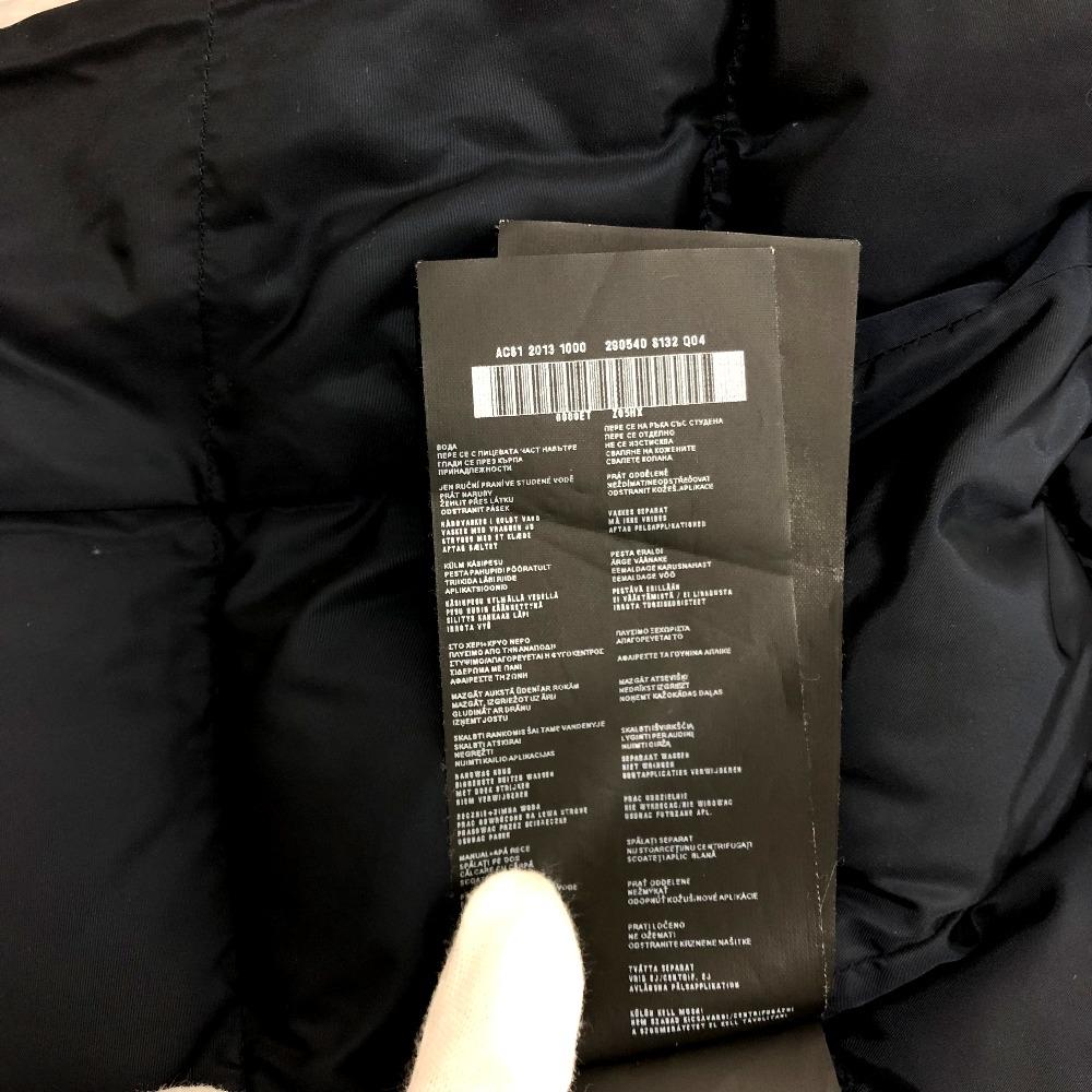 Prada Jaqueta de Penas de Pelo para Baixo / Nylon Azul Marinho