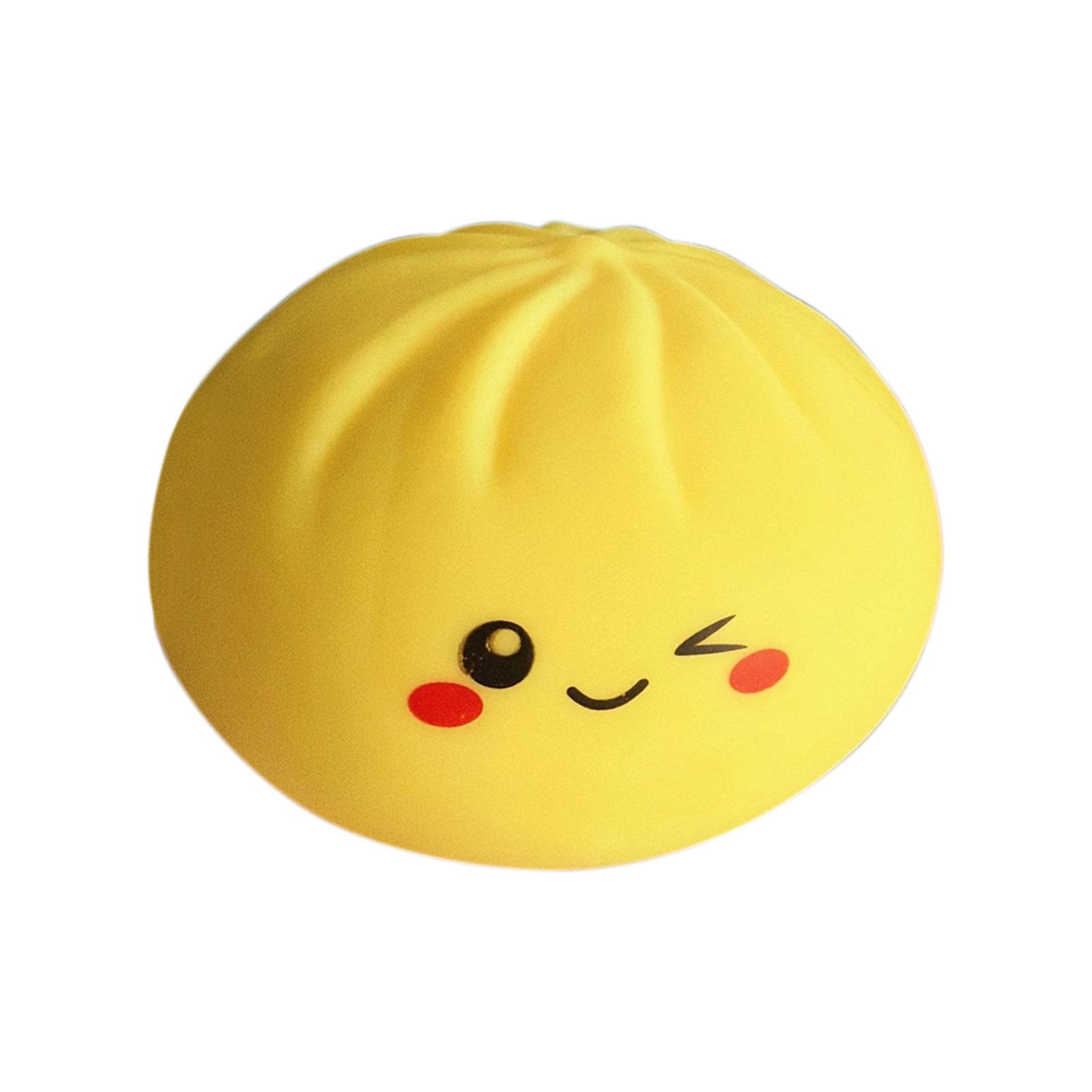 

Simulated Siu Bao Toys Cute Food Decompression Bun Kneading Music One Size