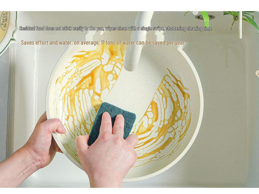 Non-Stick Removable Cookware Set with Steamer, Frying Pan, and Separable Handle