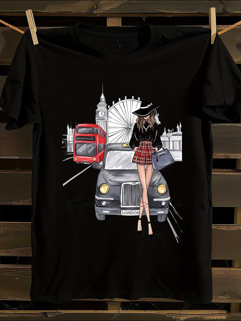 

WoLondon Inspired Graphic T-Shirt L