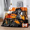 3D deka Lando Norris F1 Racing měkká teplá přehozová deka do ložnice obývacího pokoje postele na cesty kempování piknik dárek