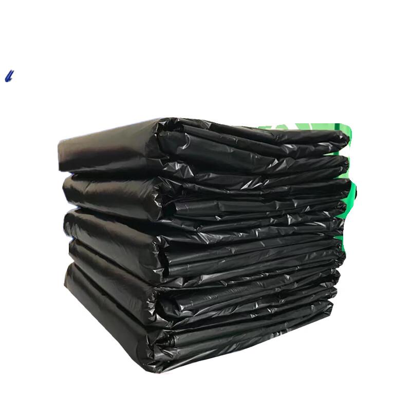 Schwere große schwarze Müllsäcke