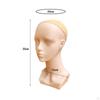 Mannequin Head Female, Face Makeup Doll for Hats Wig Making