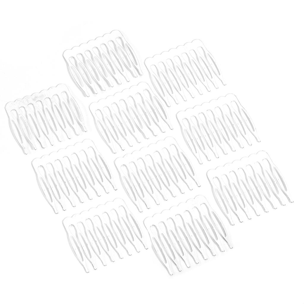 10pcs Simple Hairpins Hair Combs Metal 5 8 10 Teeth Bridal Hair Comb For Women Bridal DIY Wedding Hair Pins Headwear Accessories