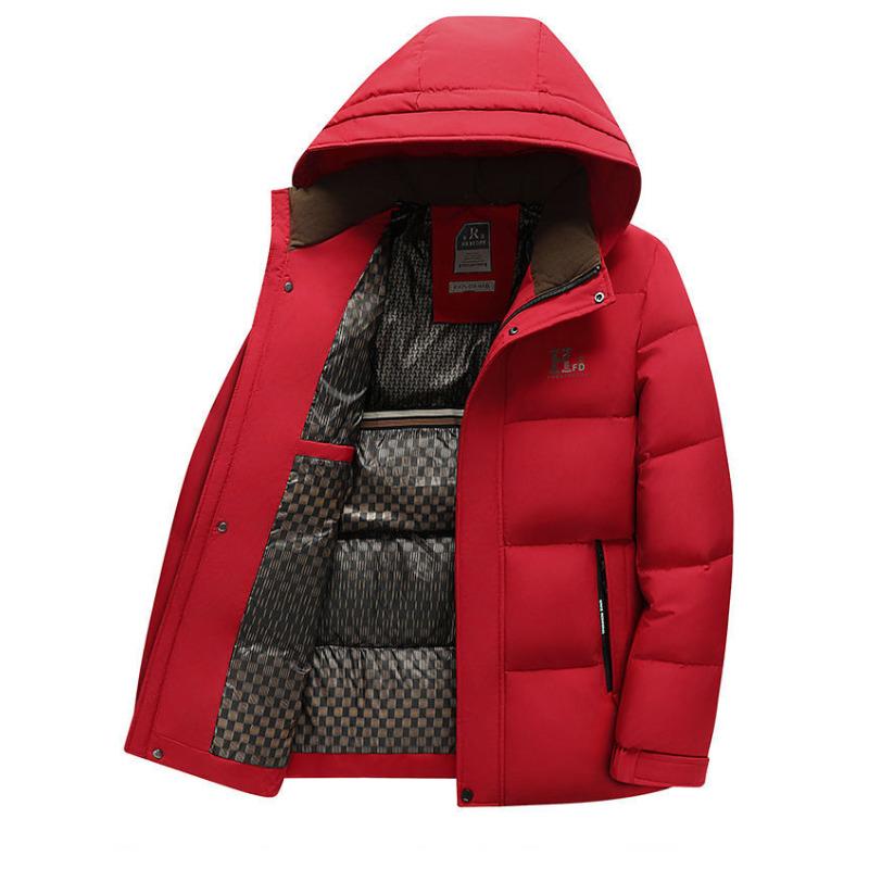 

Men s Cotton Jacket Outdoor Thickened Jacket L червоний