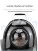 Transparent Portable Pet Backpack - Breathable Double Shoulder Travel Carrier for Cats