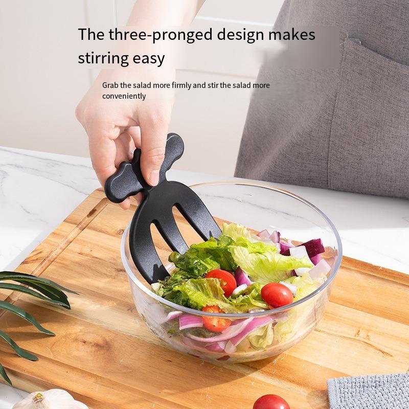2PCS Salad Tool Three Finger Creative Salad Fork Claw, Fruit Salad Mixer, Kitchen Gadget
