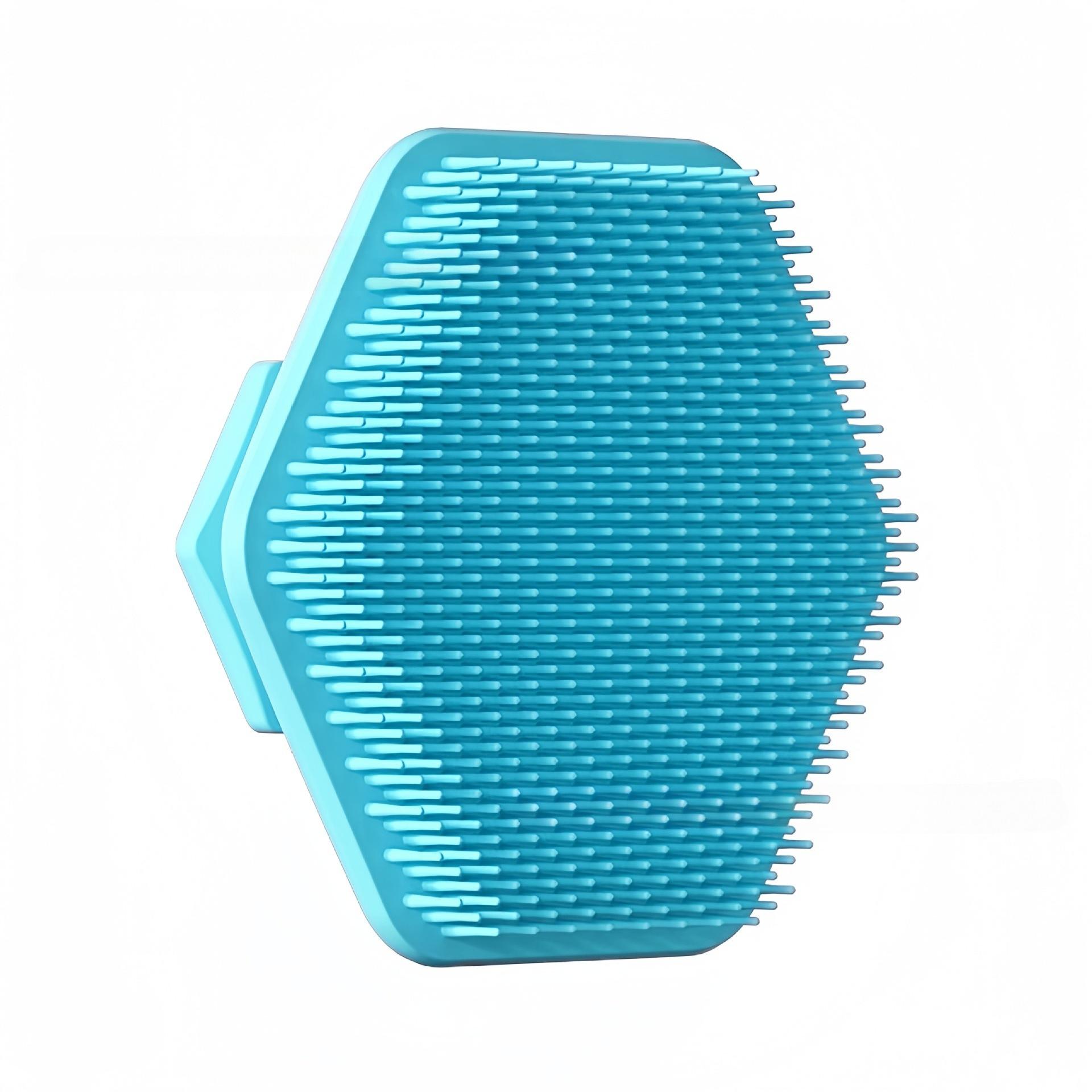 

Shave Massage Face Scrub Brush Facial Pore Exfoliating Cleansing Brush Scrubber Silicone Miniature Face Deep Cleansing Tools New синій