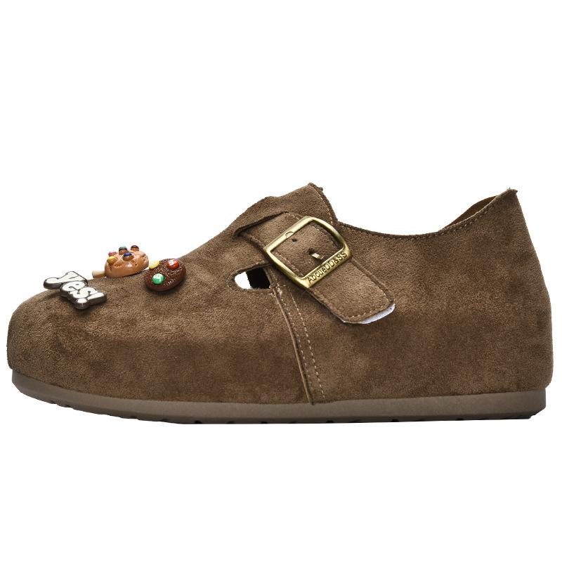 

Новые товары в продаже осенью, новые универсальные ленивые повседневные туфли на толстой подошве на одной педали 5908 40