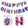 Birthday Party Banner Decorations KPop Girl Group Background Cloth Spiral Pendant Flag Balloon