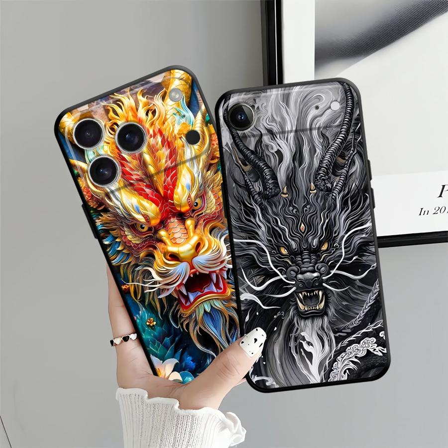 Funda Phone Cover Case for Apple iPhone 17 Pro Max 12 11 16 13 15 Pro 7 8 XR XS MAX Air 14 Cool Dragon