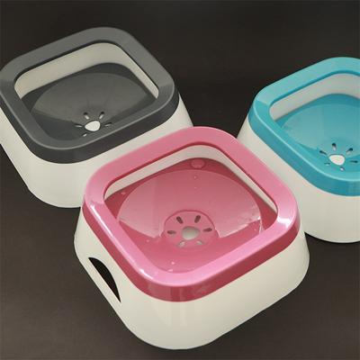1000ml Anti-Spritz-Wassernapf für Hunde 1L Große Kapazität Tränke Trinknäpfe Hunde-Wasserspender für Welpen Katze Haustierzubehör