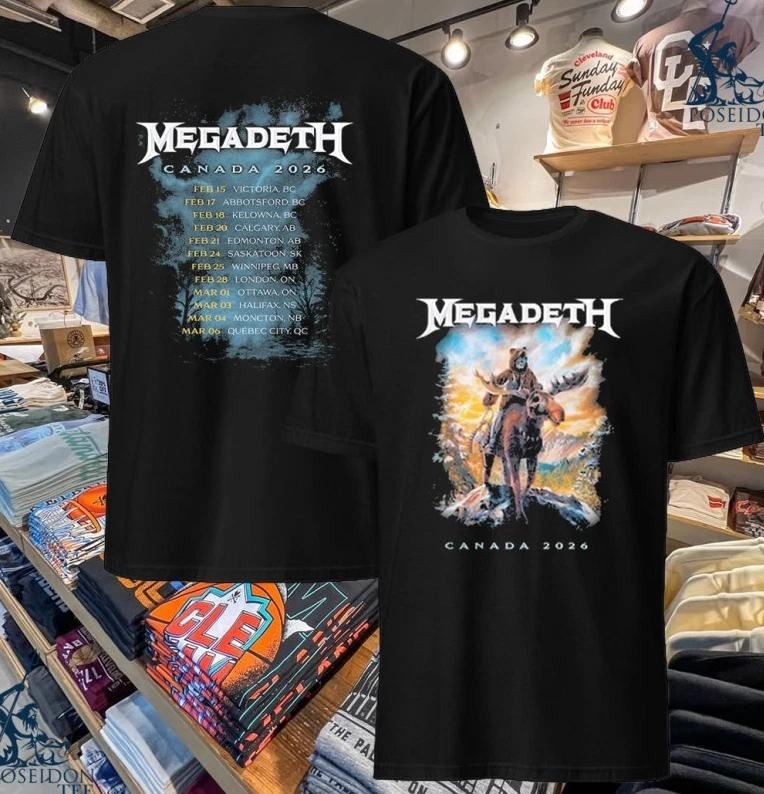 Megadeth Canada Admat 2026 T- Shirt S