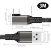 Long USB C Cable Highly Speed Data Transfer Charging Cord for Gamings PC