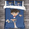 Detective Boys Cartoon Bedding Set, Anime Duvet Cover Bed Set Quilt Cover Pillowcases,King Queen Twin Size For Boys Girls Adults