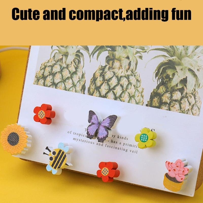 Butterfly Tacks Flower Push Pins Practical Map Push Pins Dog Poster Pins Decorative Push Pins School Office Supplies