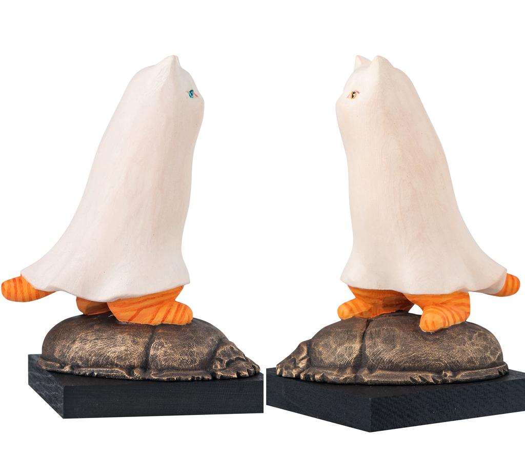 Cat Medjed Sculptor supervised by Butsuya Buddhist beckoning ornament Medjed Buddha, God, Sakai, statue, talisman, cat, (NB Shin)