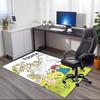 Custom Name Pippi Printed Carpet Rug For Office Chair Living Room Bedroom Kitchen Room Decor Gifts