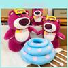 Cuter Lotso Plush Toy With Swimming Rings And Flower Decor For Gift And Decoration