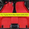 Car Floor Mats For Toyota RAV4 Non-Hybrid      Auto Foot Pads Automobile Carpet Cover Interior Accessories