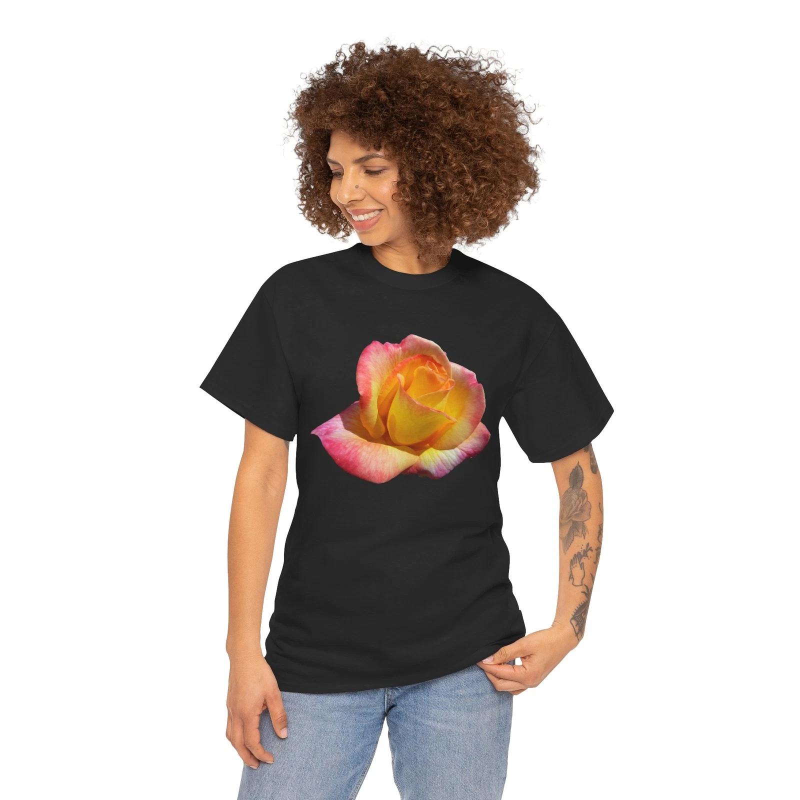 Funky Floral T-Shirt - Psychedelic Flower Tee for Retro & 70s Vibes XL