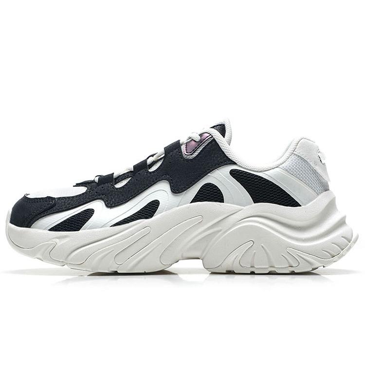 

new Anta Life Collection Slip Resistant Low Top Casual Shoes Women s White Black 37.5