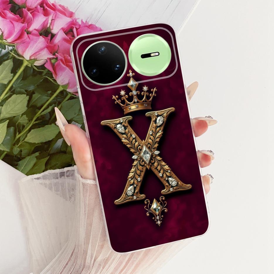 

For Huawei Nova 15 Pro Ultra 5G Case Cute Crown Letters Cover Soft Slim Phone Case For Huawei Nova 15 Ultra Nova15 Pro 5G Fundas Huawei Nova 15