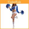 Football Girl Cheerleading Costume For Women With Polyester Fabric For Stage Performance