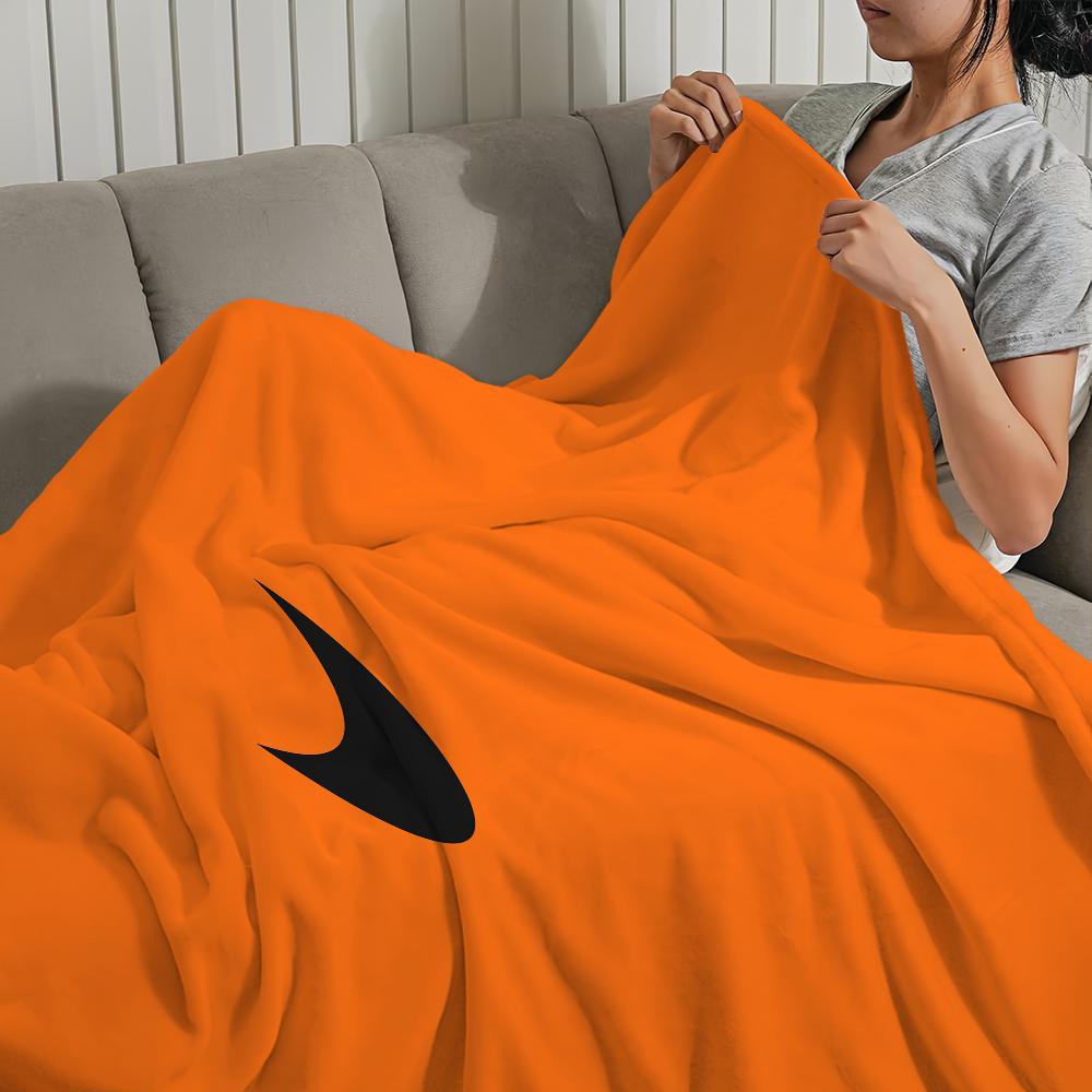 Fashion Cool Logo Blanket Plush Nap Sofa rug for M-McLarenES Living Room Warm Office Bedroom Birthday Home Travel Kid Gifts