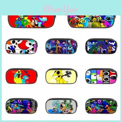 Colorful Rainbow Friends 2 Pencil Case Spacious Storage For School Supplies